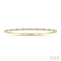 ASHI Fullway Diamond Starburst Flex Bangle 710W5PPFGYG