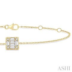 ASHI Fusion Petite Diamond Fashion Chain Bracelet 711E0PPTGYG