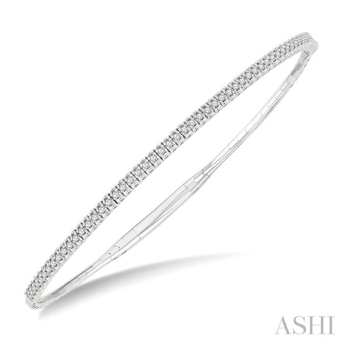 ASHI Halfway Diamond Flex Bangle 711W6PPFGWG