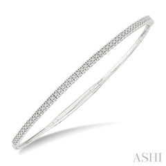 ASHI Halfway Diamond Flex Bangle 711W6PPFGWG