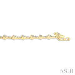 ASHI Clover Diamond Bracelet 71241PPFGYG