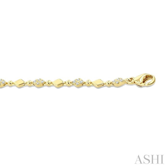 ASHI Art Deco Diamond Fashion Bracelet 7132QPPTSYG