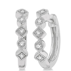 Parkplace Jewelers Petite Diamond Huggie Fashion Earrings 670V8PPTSERWG