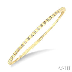 ASHI Pyramid Diamond Flex Bangle 714W7PPFGYG