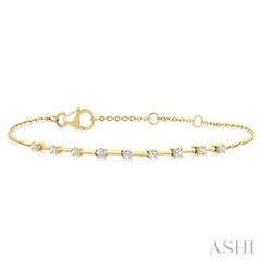 ASHI Floating Diamond Fashion Chain Bracelet 720AQPPTGYG