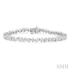 ASHI Mixed Shape Diamond Bracelet 72275PPFHWG-5.70