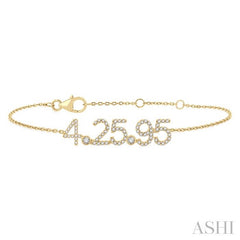 ASHI Date '4.25.95' Diamond Chain Bracelet 722F0PPTSYG