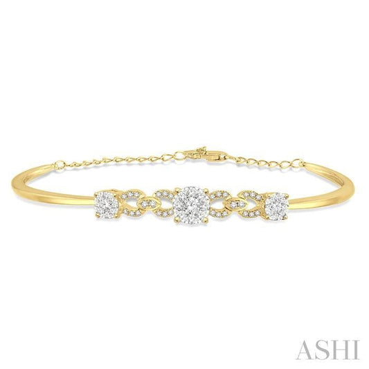 ASHI Lovebright Diamond Chain Bracelet 7289VPPFGYW