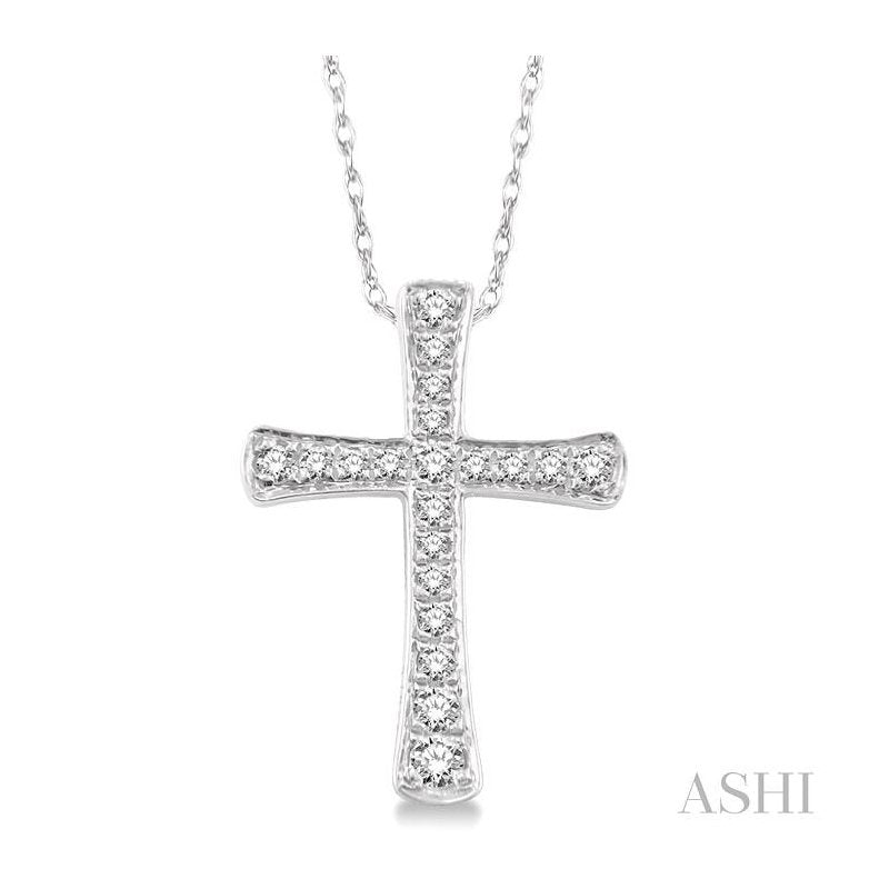 ASHI Cross Diamond Pendant 95648PPFVPDWG
