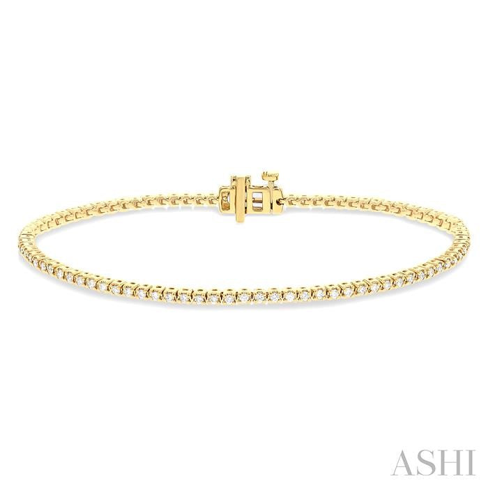 ASHI Diamond Tennis Bracelet 73371PPFGYG
