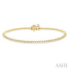 ASHI Diamond Tennis Bracelet 73371PPFGYG