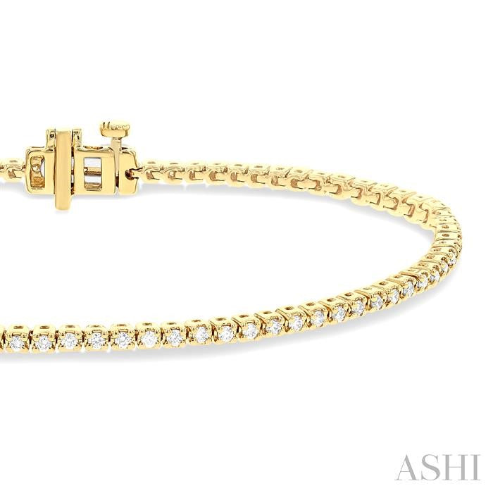 ASHI Diamond Tennis Bracelet 73371PPFGYG