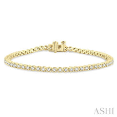 ASHI Diamond Tennis Bracelet 73372PPFGYG