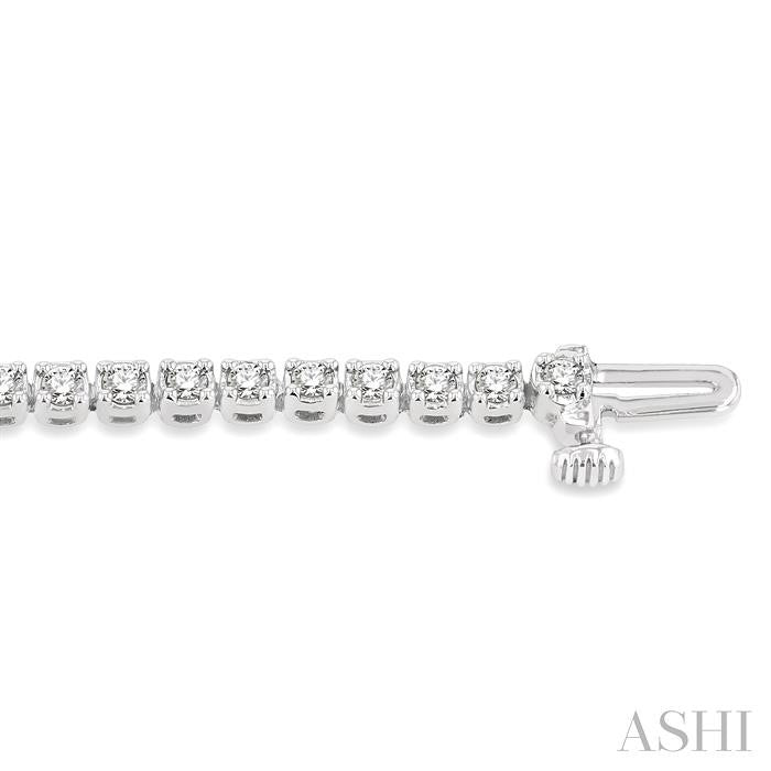 ASHI Diamond Tennis Bracelet 73372PPFHWG