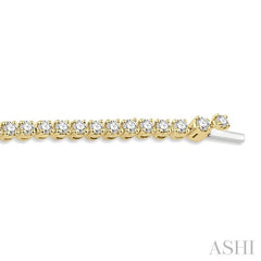 ASHI Diamond Tennis Bracelet 73373PPFGYG