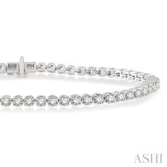 ASHI Diamond Tennis Bracelet 73373PPFHWG