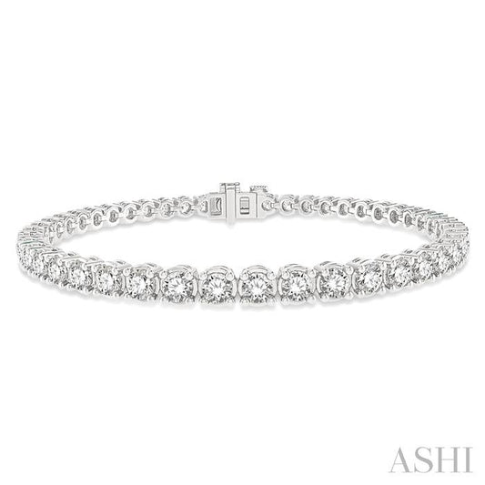 ASHI Diamond Tennis Bracelet 73374PPFHWG