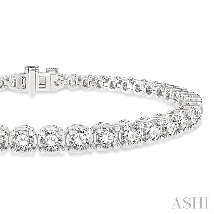 ASHI Diamond Tennis Bracelet 73374PPFHWG