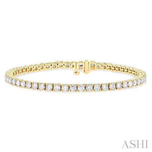 ASHI Diamond Tennis Bracelet 73375PPFGYG