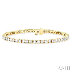 ASHI Diamond Tennis Bracelet 73375PPFGYG