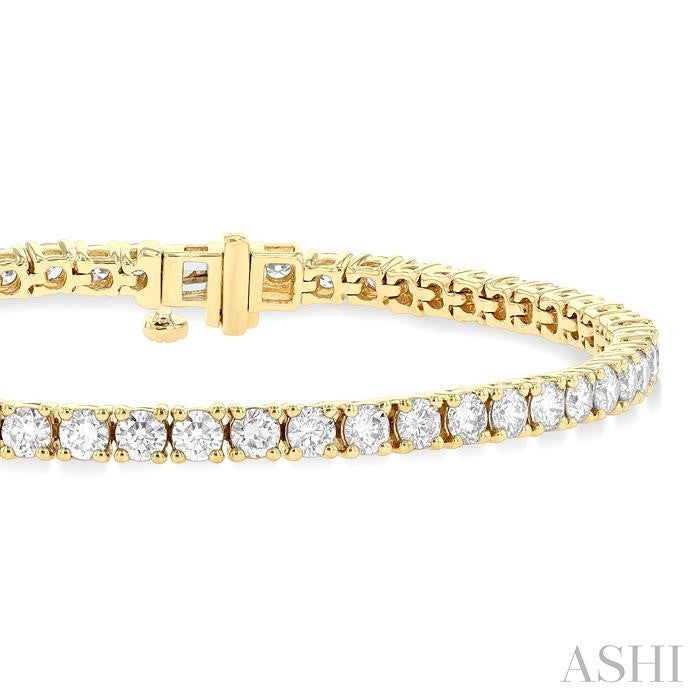 ASHI Diamond Tennis Bracelet 73375PPFGYG