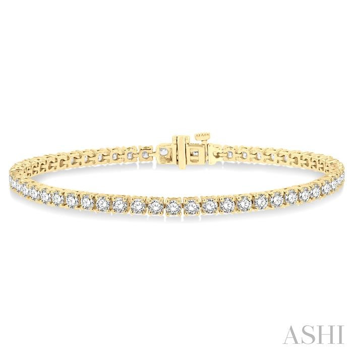 ASHI Diamond Tennis Bracelet 73376PPFGYG