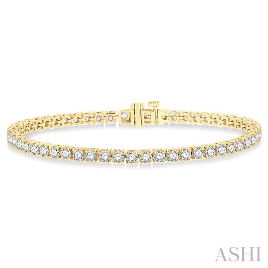 ASHI Diamond Tennis Bracelet 73376PPFGYG