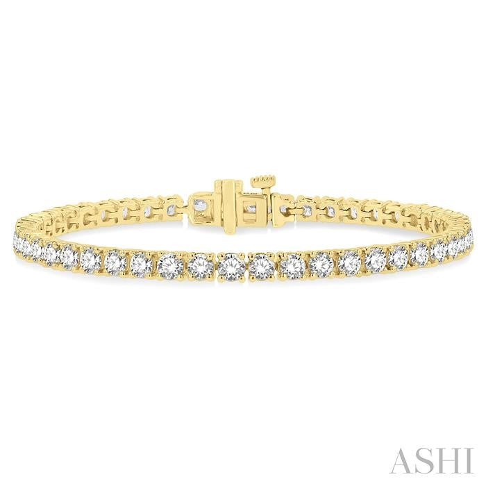 ASHI Diamond Tennis Bracelet 73377PPFGYG