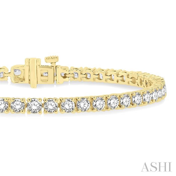ASHI Diamond Tennis Bracelet 73377PPFGYG