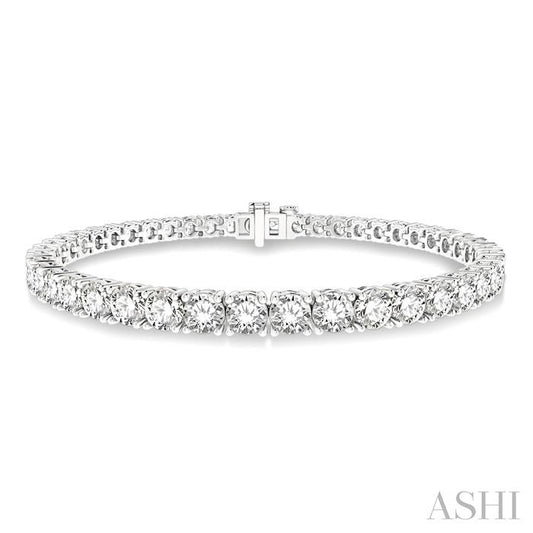ASHI Diamond Tennis Bracelet 73378PPFHWG