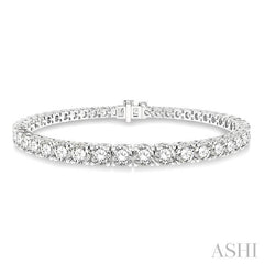 ASHI Diamond Tennis Bracelet 73378PPFHWG