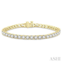 ASHI Diamond Tennis Bracelet 73379PPFGYG