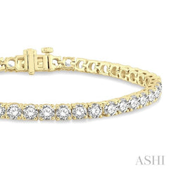 ASHI Diamond Tennis Bracelet 73379PPFGYG