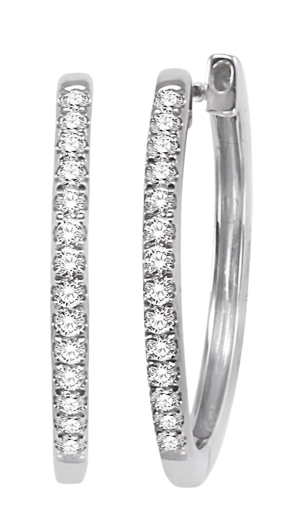 Parkplace Jewelers Diamond Hoop Earrings 63986PPFXERWG