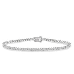 Parkplace Jewelers Illusion Diamond Tennis Bracelet 7003QPPTSWG