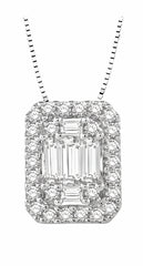 Parkplace Jewelers Halo Fusion Diamond Pendant 970A4PPFVPDWG