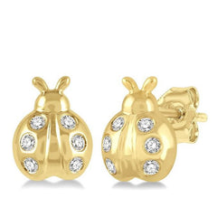 Parkplace Jewelers Ladybug Petite Diamond Fashion Earrings 640B8PPTSERYG