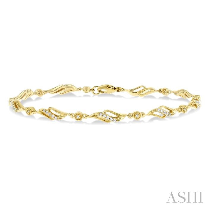ASHI Diamond Fashion Bracelet 7451QPPTSYG