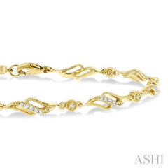 ASHI Diamond Fashion Bracelet 7451QPPTSYG