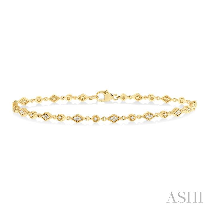 ASHI Diamond Fashion Bracelet 7453QPPTSYG
