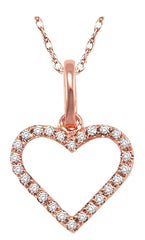 Parkplace Jewelers Heart Shape Diamond Pendant 93698PPTXPDPG