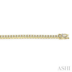 ASHI Diamond Tennis Bracelet 74731PPTGYG