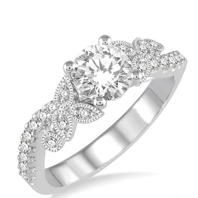 Parkplace Jewelers Round Shape Semi-Mount Diamond Engagement Ring 260D5PPFVWG-SM