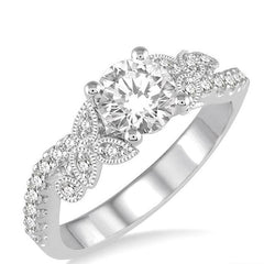 Parkplace Jewelers Round Shape Semi-Mount Diamond Engagement Ring 260D5PPFVWG-SM