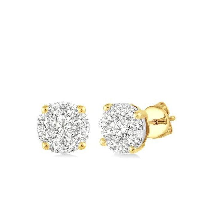 Parkplace Jewelers Round Shape Lovebright Essential Diamond Stud Earrings 91758PPFGERYW