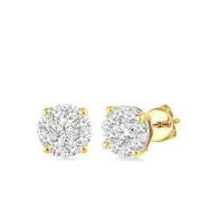 Parkplace Jewelers Round Shape Lovebright Essential Diamond Stud Earrings 91758PPFGERYW