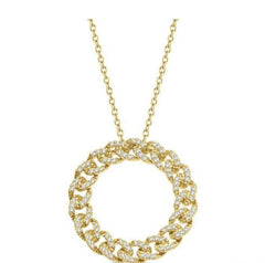 Parkplace Jewelers Curb & Cuban Circle Diamond Fashion Pendant 626B5PPFHPDYG