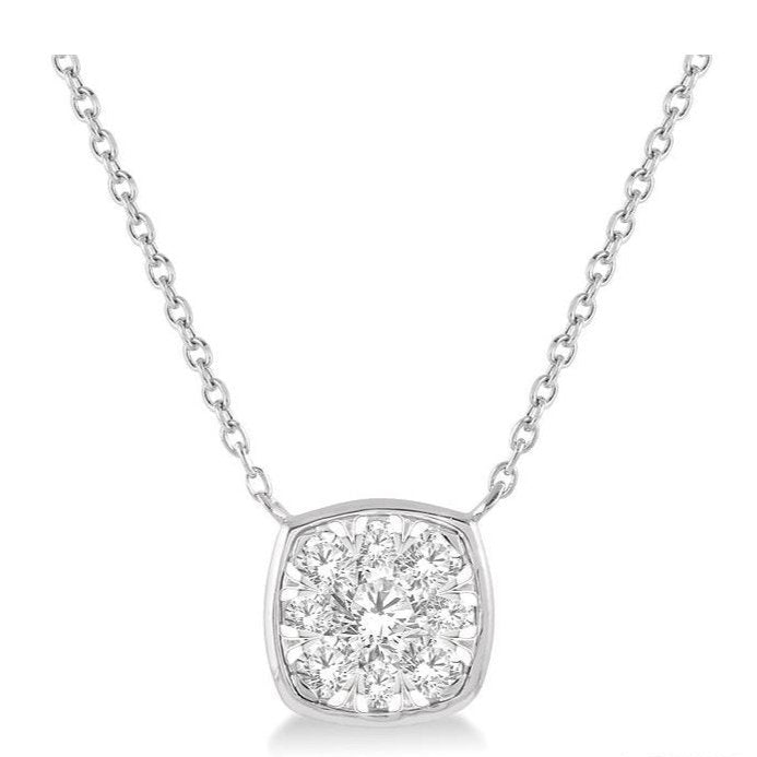 Parkplace Jewelers Cushion Shape Lovebright Essential Diamond Pendant 9980UPPFHNKWG