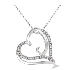 Parkplace Jewelers Heart Shape Diamond Fashion Pendant 93788PPTSPDWG