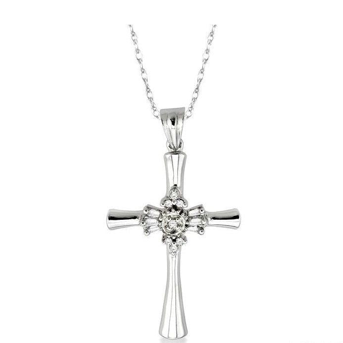 Parkplace Jewelers Cross Diamond Pendant 95068PPFXPDW